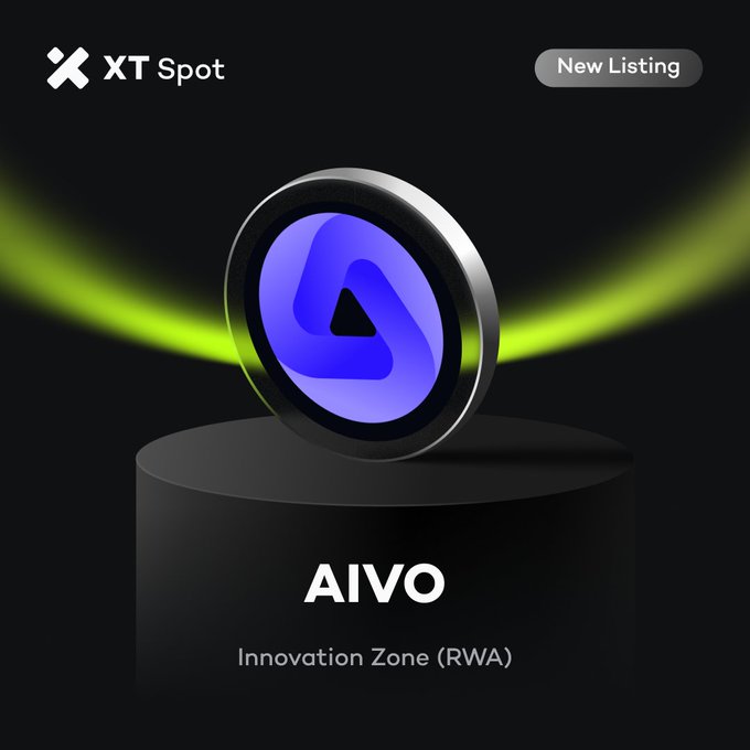 xtt spot has a new listing of AIVO coin that is available for trading. The coin was listed on June 14th at 00:00 and will be listed again on June 15th at 00:00, with a maximum deposit time of 00:00 and a maximum withdrawal time of 00:00.