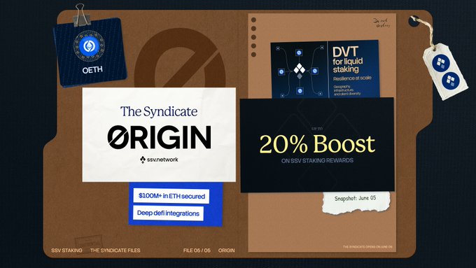 The image features a folder with two cards, one of which says "The Syndicate origin" written on it. The other card has an email address like 'info@originprotocol.org'. Both items are related to Origin Protocols or Origin Protocols for files and emails respectively. They both appear to be part of the Origin Protocols suite available at the origin protocol website, offering various solutions to facilitate seamless file transfers across different platforms without relying on centralized servers for validation. The image focuses on these two cards as they provide important context about the Origin Protocol suite.