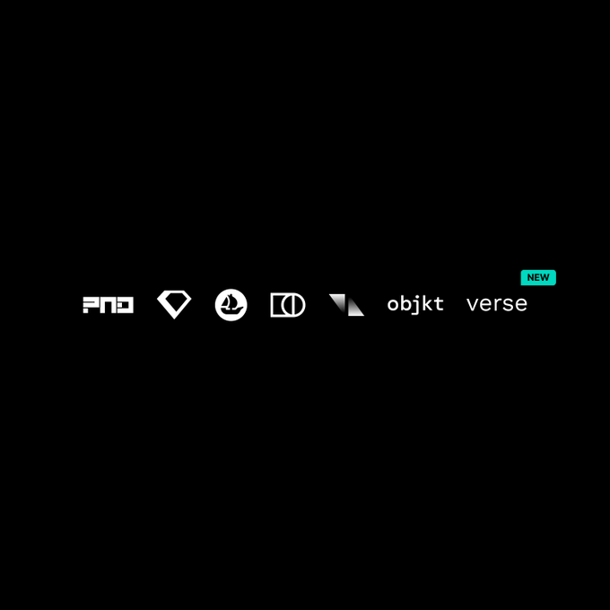 The image features a black background with white text that reads "digart now also supports @verse_works on the collection and available works blocks." The text is centered within the frame, making it easy to read. There are no other objects or elements in the image apart from the text and the logo of the post.