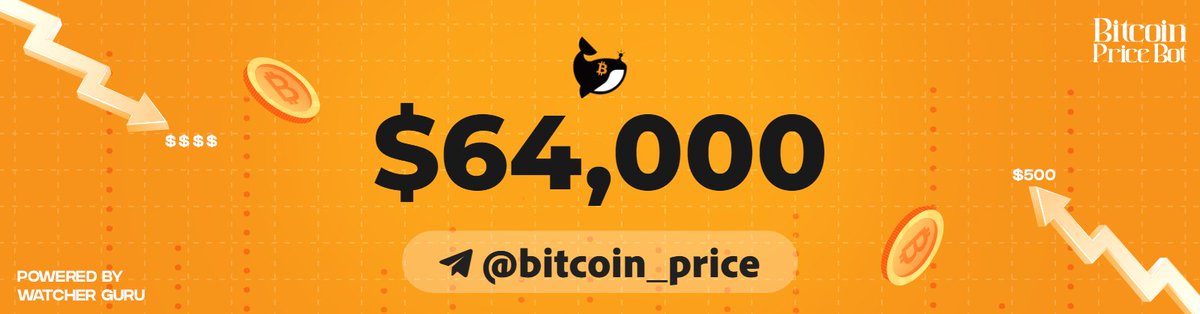 The image shows a graphic with a large orange rectangle containing the text "BTC price" and "64,000". Below this, there are two smaller rectangles with arrows pointing towards them. The first arrow points to the left side of the image, while the second arrow is directed upwards. The background color of the image is gray.

The post includes a question about the next move in relation to Bitcoin and Ether prices. It seems that someone has posted this information on social media or a website, possibly for discussion or analysis purposes.