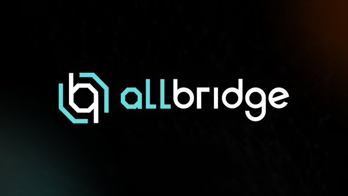 A logo graphic on a dark background features a stylized 'b' icon in teal next to the text 'allbridge'.
