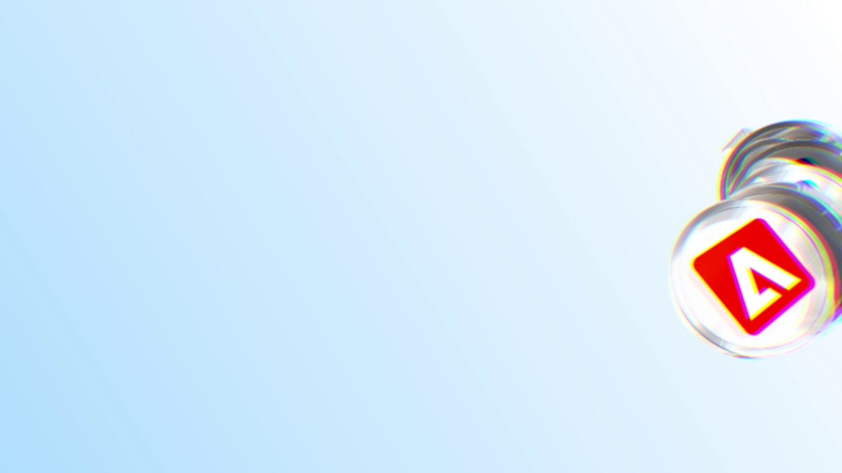 The image features a large white circle with a red "A" inside of it, which appears to be floating or hovering in mid-air against a blue background. The text "Tokenized Real World Assets coming soon on Roqqu powered by @OndoFinance" is also present in the image.