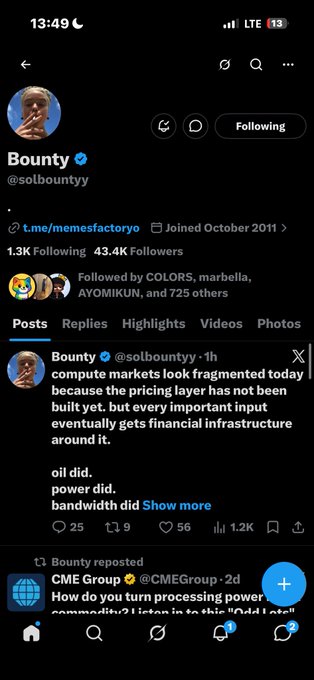The image shows a Twitter feed with multiple posts, including one that reads "Bundy @solana". This post seems to be about a person named "Solomon" who has tagged themselves in the post. The post also mentions that Solomon is interested in the #solana hashtag and wants to know more about it.