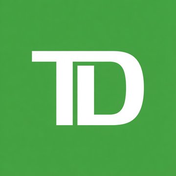 The image displays the white "TD" logo of TD Cowen on a green background. The logo corresponds to the financial institution referenced in the post, which has raised its price target for Smarter Web in connection with a proposed perpetual preferred-share IPO.