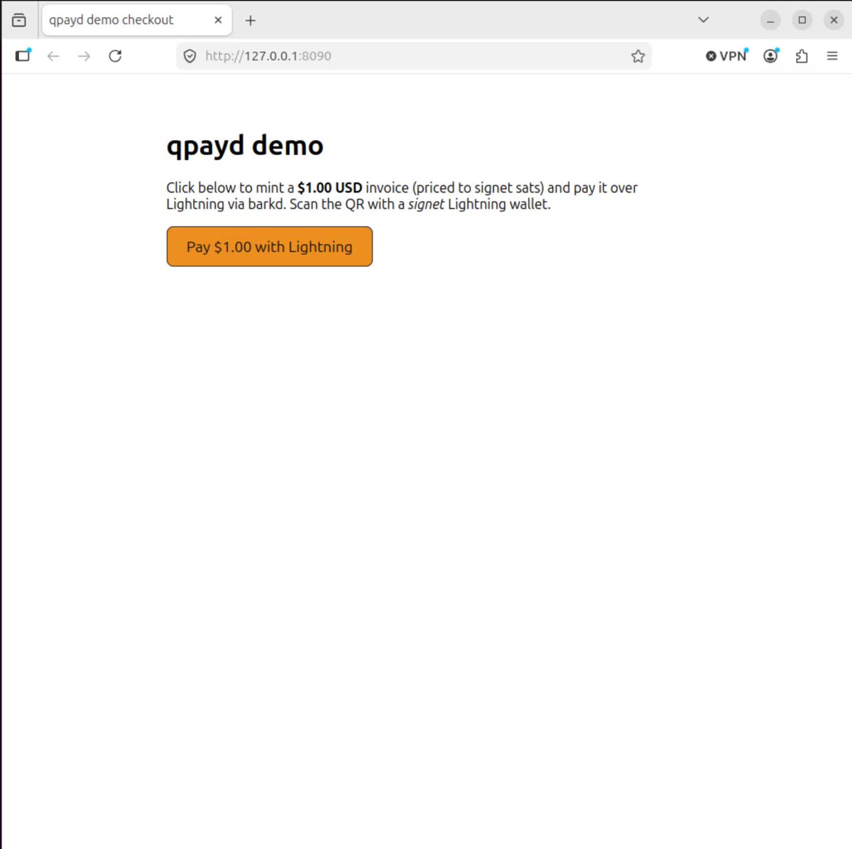 The image shows an online screenshot of a web page, likely from a code editor or another program where someone has written a code for displaying invoices using QPAYD. The text on the screen instructs users to click "Focus on what is in the image and how it relates to the post". This implies that there might be some connection between the screenshot and the original message posted about QPAYD, which is an easy-to-use daemon for invoice generation and payment processing using a backend LN node. It seems to be a minimal application or a simple demonstration of how to utilize this tool in practice.