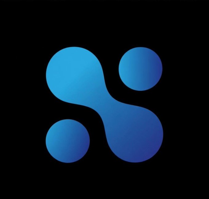 The image features a logo with blue circles connected by lines, which appears to be a part of a larger design or branding strategy for an aggregator company. The logo is displayed against a black background, making it stand out prominently. The caption below the logo provides information about the company and its services, indicating that the image may be related to a post on social media platforms like Instagram or Twitter.
