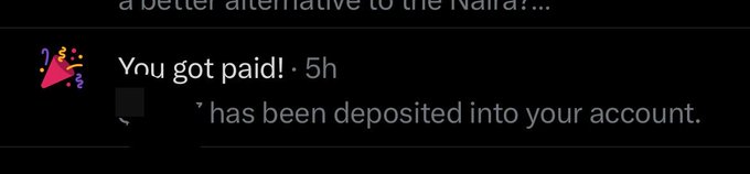 The image shows a message from someone who has been paid, but they are concerned about their account being overdrawn due to the payment. The person is asking if there was an error or if there's something else going on that caused this issue.