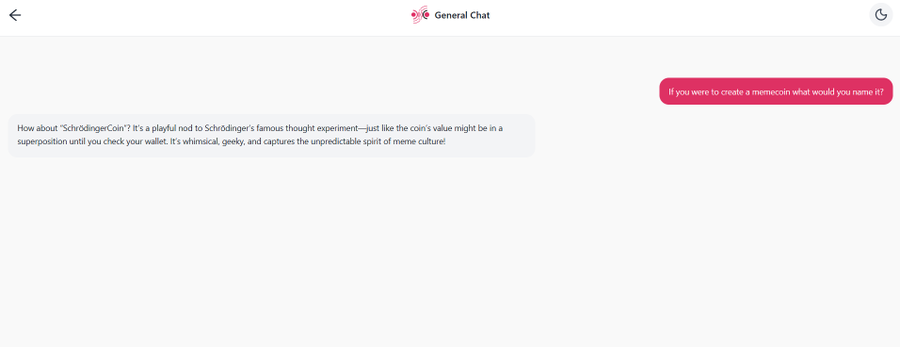 The image shows a screenshot of a computer screen with text displayed, including a message that reads "General Chat". The background color of the image is white, which contrasts with the pinkish-red color of the text. The text appears to be in a different language or script than what's typically used for chat messages.
