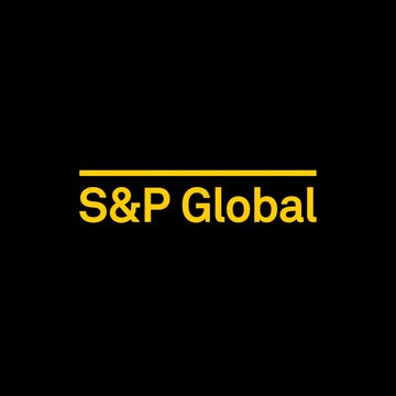 The S&P Global logo is displayed in yellow text on a black background, featured alongside news of the company's acquisition of OpenZeppelin, a smart contract security firm.