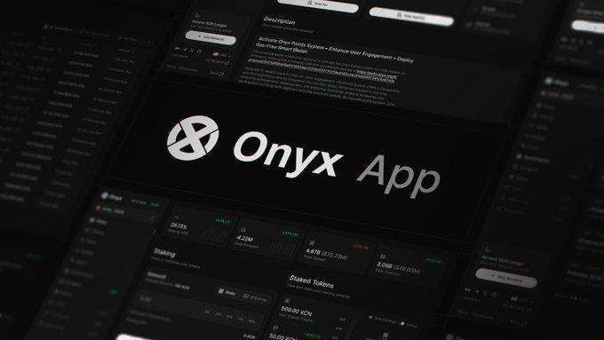 The image shows a screenshot with text and symbols related to the Onyx App, such as the symbol for the app and data indicating stake amounts. The focus of the image appears to be the increase of stake amounts within the @Onyx Layer 1. This information suggests that users are making more successful attempts at bridging transactions on the app, which can lead to higher stakes and potentially higher rewards for those participating in these transactions.