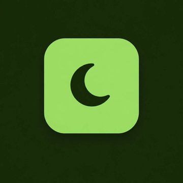 A green app icon with a black crescent moon symbol represents the newly launched Lunar Wallet, set to arrive soon on the App Store as a potential leading wallet option for Robinhood users.