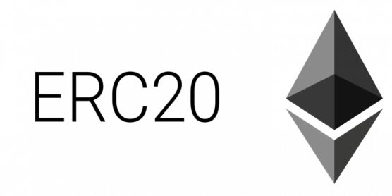 Logo image displaying the text 'ERC20' next to the Ethereum diamond symbol in gray.