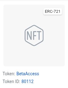 The image shows a screenshot of a post on social media that reads "I Just noticed something interesting The @base Beta Access NFT has 188,096 holders. I have got my beta access from a bro i literally asked many people for 3 days to get it". The post is about the NFT token and its holders, with a focus on the number of holders.