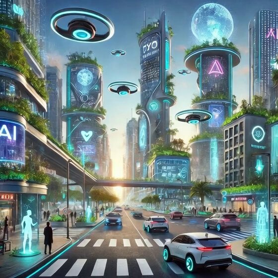 The image depicts an urban scene with futuristic buildings and vehicles, including cars and spaceships flying overhead. The cityscape features a mix of traditional and modern elements, such as tall buildings and green plants. The caption above the image reads "GM CT, Sleepagotchi @sleepagotchi The most underrated growth loop in Web3 isn'nt trading it'S behavior, consistency becomes more valuable than speculation". This statement is related to the post because it references a character named Sleepagotchi who has become an integral part of the digital world.

The image also includes people walking on the sidewalks and interacting with the city's futuristic environment. The presence of these elements creates a sense of immersion, making viewers feel like they are experiencing the scene alongside the characters in the post.