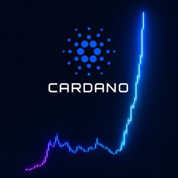The image displays the Cardano logo and name alongside a candlestick chart showing a sharp upward price spike, visually reinforcing the claim that $ADA is "severely undervalued" by suggesting strong bullish momentum or a price breakout.