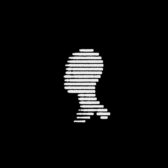 A stylized question mark composed of white horizontal bars on a black background, symbolizing the user's rhetorical questioning or hesitation about joining the NFT/JPEG market trend after finally completing KYC verification.