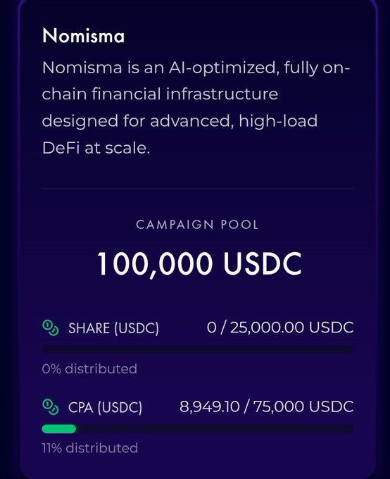 "The post highlights that Nomisma Network is not just a protocol, but an ecosystem where multiple DApp's are interconnected and working together during Season 3 of Minting Bitcoin Cash. It also mentions that the post focuses on Minting Bitcoin Cash and the associated code: @perx_trade."