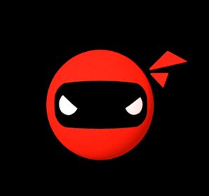 The image features a red robot face with a black mask, giving it an evil or menacing appearance. The background of the image is black, which contrasts with the red color of the robot's face. Below the robot face, there is text that reads "I saw that some Asian communities have set up chat rooms. #ADOG #ASTER We can come in and chat together." This message seems to be related to the robot character or the post about chat rooms in Asia.