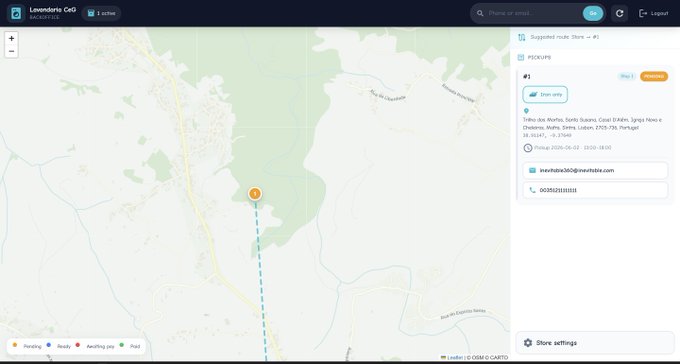 The image shows a map displaying information about a pickup location on the outskirts of town. The map provides details regarding the distance from the current position, nearby services or establishments like restaurants, cafes, stores, public transportation options such as buses and trains, and the estimated travel time for a taxi service to reach the destination. 
The image is related to the post because it seems to be a visual representation of the information described in the accompanying text within the post.