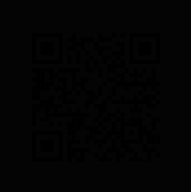 A nearly black QR code that is barely visible, with only faint outlines of its square finder patterns and data modules showing through, suggesting the image is either severely underexposed, incorrectly rendered, or missing its intended contrast.