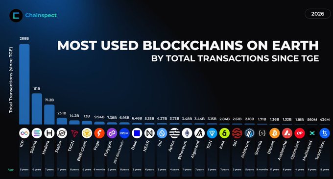 The image shows a bar graph that represents the usage of different types of blockschains around earth. The graph is divided into several bars, each depicting a specific type of blockchain like Bitcoin, Ethereum, Ripple, and Litecoin. The chart displays the amount of transactions processed by these blockchains over the years, starting from 2000 to 2006. This visual representation provides an overview of which blockchains have been most utilized in recent times and their impact on digital currencies.