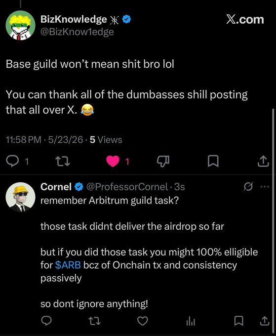 xtr com's Twitter account features a message from @BizKnowledge, expressing gratitude to the user for their support and acknowledging the user's role as a base guil.