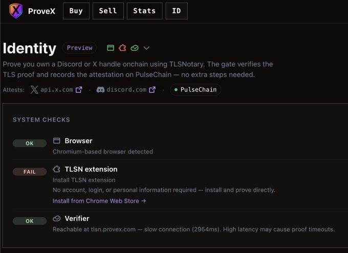 The image is a screenshot of a computer screen, featuring a webpage titled "Provex Identity" with various text and images displayed. The main focus of the image seems to be about an identity management tool or software, which could possibly be used for managing multiple online identities. It appears that the image has been edited and reposted on Twitter, where it is titled: "PRVX Keep quietly building while everyone is busy watching whales nuking cores." This description suggests a humorous context to the topic of identity management tools or software.