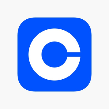 ico icon with a blue square and white circle, set against a white background.
