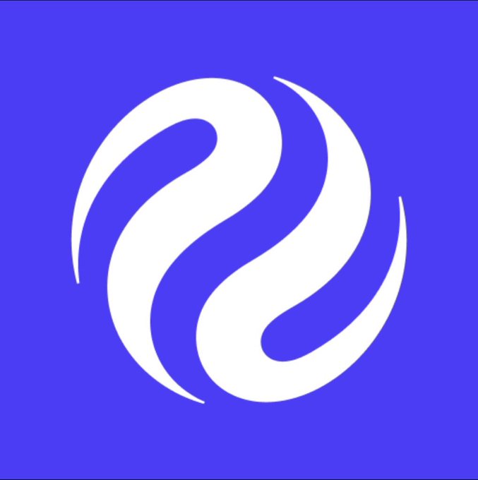 The image features a blue square with a white logo inside of it. The logo consists of two swirls that are connected by a line, creating an abstract design. The background color of the image is blue, which contrasts nicely with the white logo. The text "𝗜𝗻𝗷𝗲𝗰𝘁𝗶𝘃𝗲 𝗧𝗵𝗲 𝗙𝘂𝗹𝗹 𝗚𝘂𝗶𝗱𝗮𝗻𝗰𝗲" is written in the image. This text seems to be related to a post or article about blockchain technology, as it mentions "If you have been looking for a blockchain ecosystem who has massive liquidity, actual tech and real ways to make money".