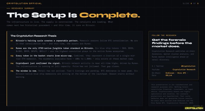 The image shows a webpage with information about the setup of a Bitcoin mining project. The text "The Setup is Complete" at the top indicates that the setup has been successfully completed for testing purposes. There are several details displayed, such as a list of Bitcoins mined and a paragraph about the history of Bitcoin research. Another image on the page features an illustration of a dog wearing a hat. This may be part of the site's branding or just an interesting image to engage viewers. The overall layout and content of the webpage suggest it is aimed at educating or informing users about Bitcoin mining, its setup process, and its history.
