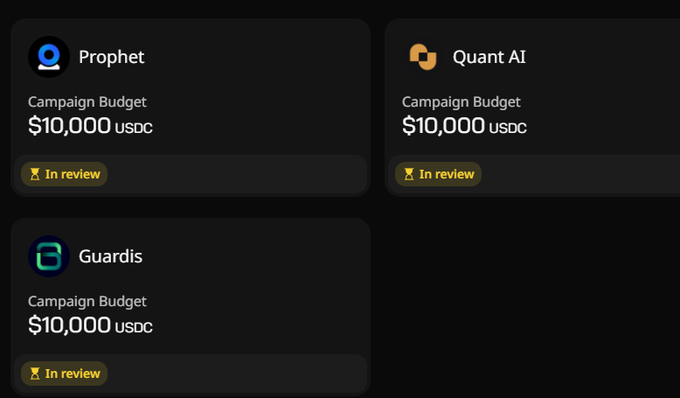 !"The new campaigns on @wallchain are getting serious. Each one comes with a backing of approximately 10,000 USDC. It sounds great, until you realize how it actually works. It'`