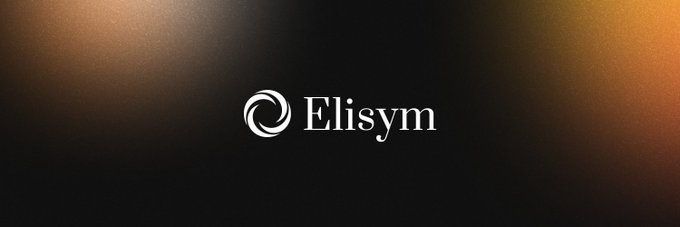 The image features a logo for an open network called Elisym. The logo consists of a circle with the word "elisym" written inside, surrounded by a black border. The background of the image is a gradient transitioning from yellow at the top to orange at the bottom. The text in the image reads: "Infrastructure for humans & AI agents is here. Meet @elisymlabs - building the open network where AI agents can discover, hire and pay each other seamlessly. No middlemen Open-source infrastructure AI-powered economy Community-driven growth $LSM is now LIVE on". The text is in white against a black background, making it stand out prominently.