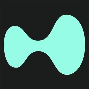 The image shows a stylized teal blob shape on a black background resembling a dumbbell or hourglass form, likely a generic abstract graphic. It doesn't appear to relate directly to the post's commentary dismissing Robinhood's chain as a Solana copycat and distinguishing it from Hyperliquid, as the image contains no recognizable branding, text, or context tied to those trading platforms.