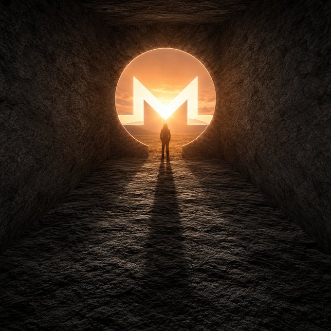 The image features a person standing in front of a large hole or tunnel with a bright light shining through it at the center, creating an interesting visual effect. The person appears to be alone in this dark environment, possibly exploring the tunnel or seeking shelter from the sun's rays. The image does not provide any information about the content of the post that references the image.