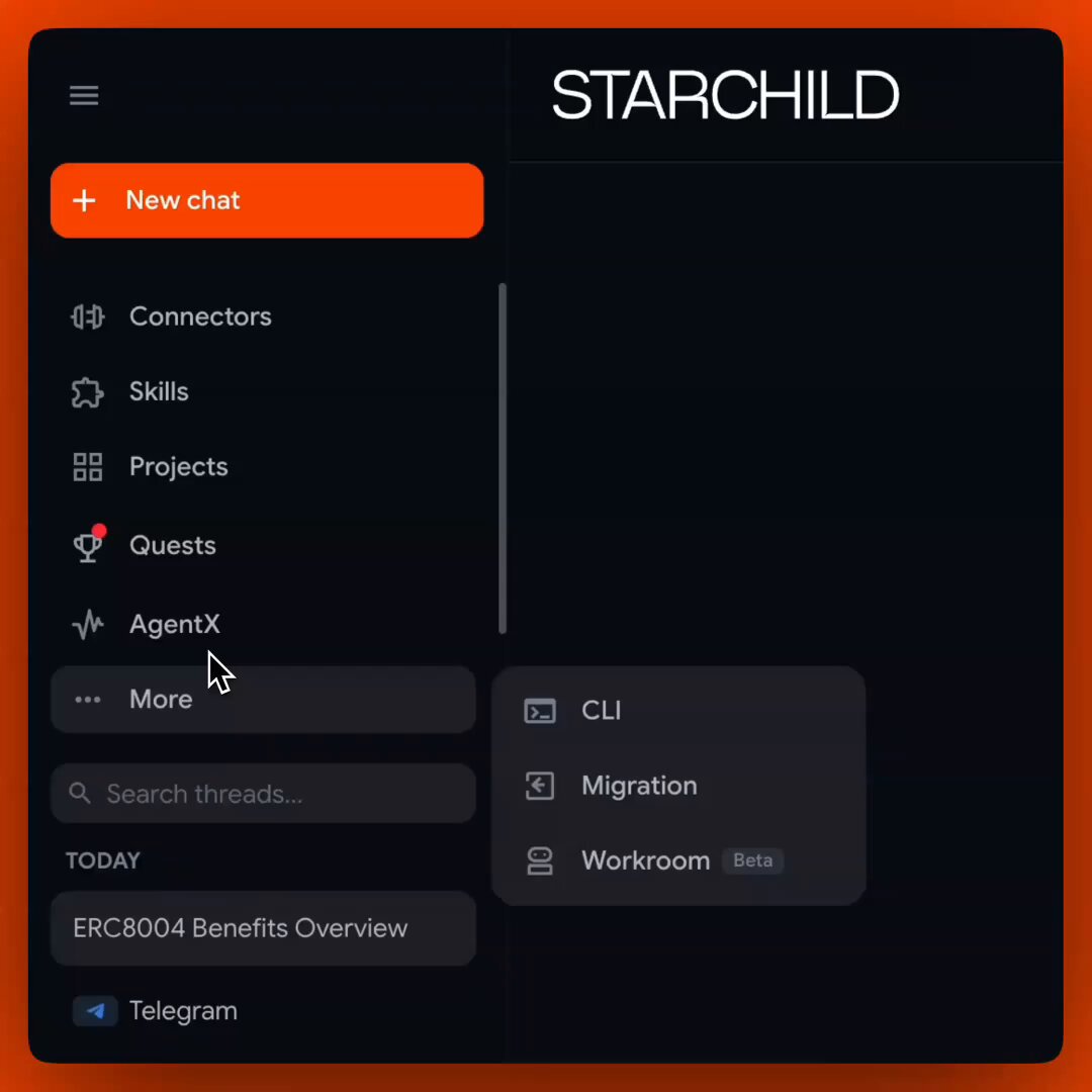 The image shows a screenshot of a computer screen displaying information about a new chat feature available on an app called "@PancakeSwap AI Skills Your AI agent can now handle onchain tasks like swaps, liquidity management, yield claiming, and more, all with natural language Set it up in seconds and let your agent feast on PancakeSwap". The image is related to the post because it provides details about a new chat function provided by the app.