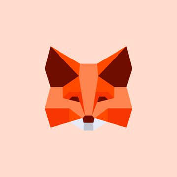 A geometric, low-poly illustration of a fox face in shades of orange and brown on a peach background, visually symbolizing MetaMask's fox logo in connection with the reported Ethereum staking and validator exit issue.