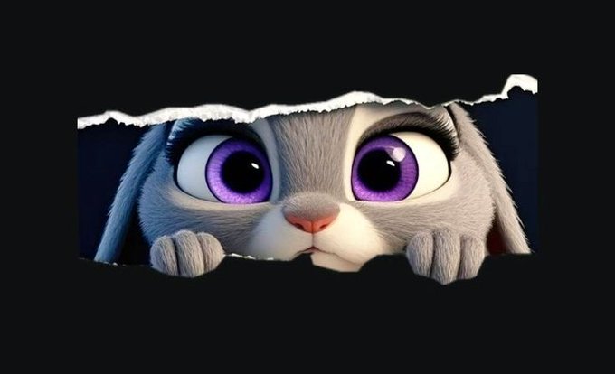 The image features a cartoon rabbit peeking its head out from behind a piece of paper, giving an impression that it's looking at something or someone outside the frame. This scene can be related to the post about building a personal brand on social media platforms like Instagram and Twitter. The rabbit represents the individual who is trying to make their presence known in the digital world by creating content and engaging with others online. Just as the rabbit peeks out from behind the paper, the person aims to capture attention and stand out among other users' content. This image can serve as a reminder that building a personal brand requires creativity, consistency, and an understanding of how to engage with your audience effectively.