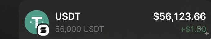 The image shows a black and white bar graph with two lines representing the amount of money being sent from one account to another. The first line represents $56,000, while the second line represents $1,500. The text "I wanna send $USDT" is also present in the image. This suggests that someone wants to transfer a certain amount of money to another person who has not yet won any cryptocurrency.