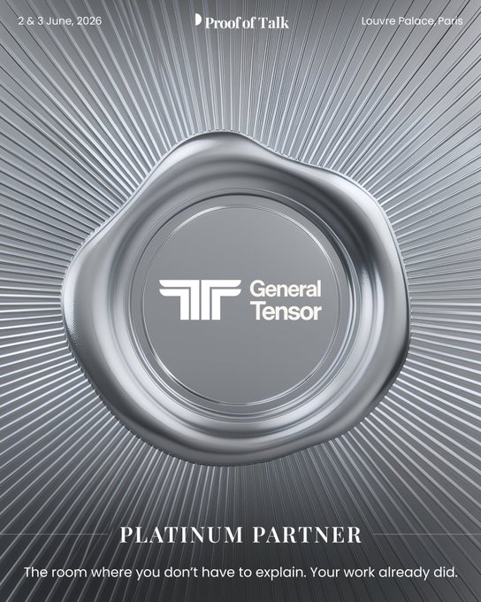 The image features a silver circle with a white logo, which appears to be a seal or stamp design. The text "Platinum Partner" is written below the circular logo. The background of the image has a metallic sheen that gives it an industrial feel. The caption at the bottom of the image reads "The Bittensor track is drawing unprecedented participation from the broader web3 and AI worlds, shaping conversations and pushing SOTA forward".