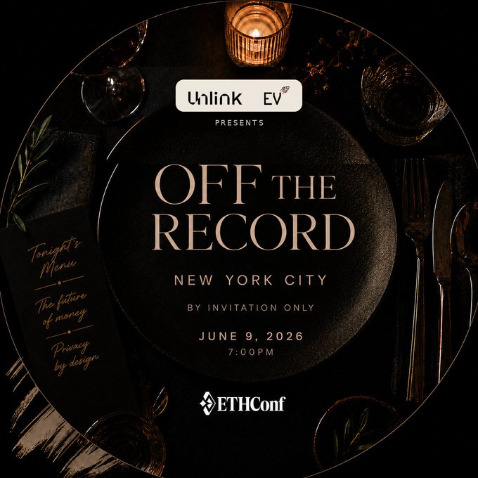 The image features a black background with a white circle that says "OFF THE RECORD" at the top. The circle also contains text about an event happening in New York City during the summer of curated nyc events, which includes details such as the date and time of the event, the name of the event, and the names of the hosts. There are also some wine glasses on a table next to the circle, suggesting that this is a social gathering or celebration related to the Off The Record event.