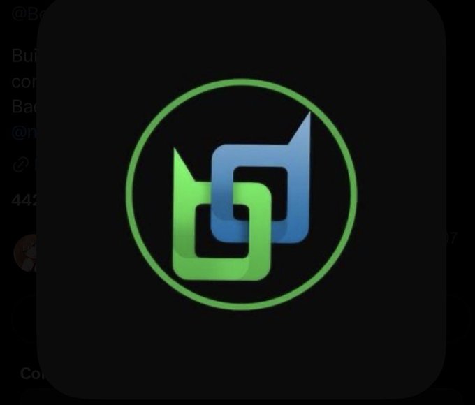 The Beldex logo featuring interlocking green and blue geometric shapes inside a green circle on a dark background.