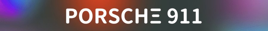 A dark banner featuring the white "PORSCHE 911" logo against a blurred gradient background of orange, purple, and blue hues, visually referencing the brand behind the discontinued Web3 project and its associated 911 NFT collection mentioned in the accompanying text about the PIONΞERS CIRCLE shutdown.