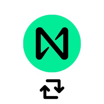 A green Near Protocol ($NEAR) logo is displayed above an exchange/swap icon, suggesting the post is prompting users to choose between $NEAR and $ONDO for a trade or swap. The image highlights Near as one of the two featured cryptocurrencies in the comparison.