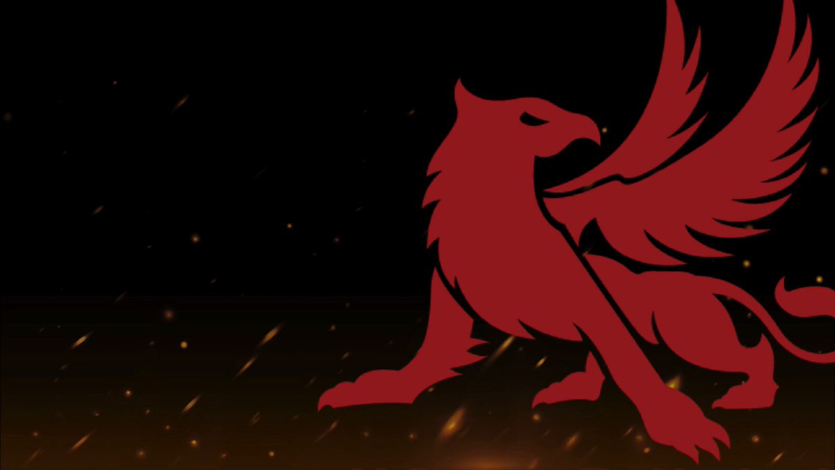The image features a red dragon or lion logo against a black background. The text "Enjineers, welcome to cross-game crafting. The Forge by @MvBClan turns NFTs earned across @enjin -powered games into something more. Break them down, craft gear, guild tags, collectibles with real utility." is displayed above the logo. This post seems to be discussing the process of crafting and trading in the gaming world, specifically focusing on the use of NFTs as a means of exchanging items within the gaming community.