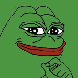 The classic 'Sad Pepe' or 'Feels Bad Man' frog meme giving a thumbs-up against a solid green background.
