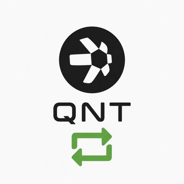 The image shows two logos, one black with a white soccer ball and the other green with an arrow pointing up. The black logo has "QNT" written below it, while the green logo has "XRP" written above it. The text on both logos reads "Internet of Trust vs. Internet of Value". Based on this information, we can infer that the person who created these logos might be interested in comparing and contrasting different types of digital assets or cryptocurrencies, such as trust-based platforms (QNT) and value-based ones (XRP). The comparison could be made to determine which one holds more value or has a greater impact on the online ecosystem.
