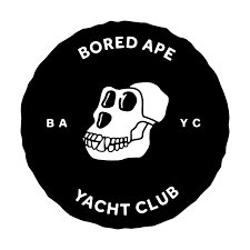 The Bored Ape Yacht Club (BAYC) logo is shown, featuring a stylized skull at the center with "BAYC" lettering and the words "BORED APE YACHT CLUB" encircling the design in black and white. The logo ties to the post as it represents the BAYC community, where members are reflecting on changes in the group's membership ahead of ApeFest while honoring long-standing members.