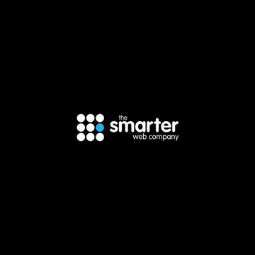The image displays the logo for "the smarter web company" featuring a 3x3 grid of dots with one blue dot, set against a black background, representing the company that has accumulated 2,747 $BTC following its latest 35 BTC purchase.