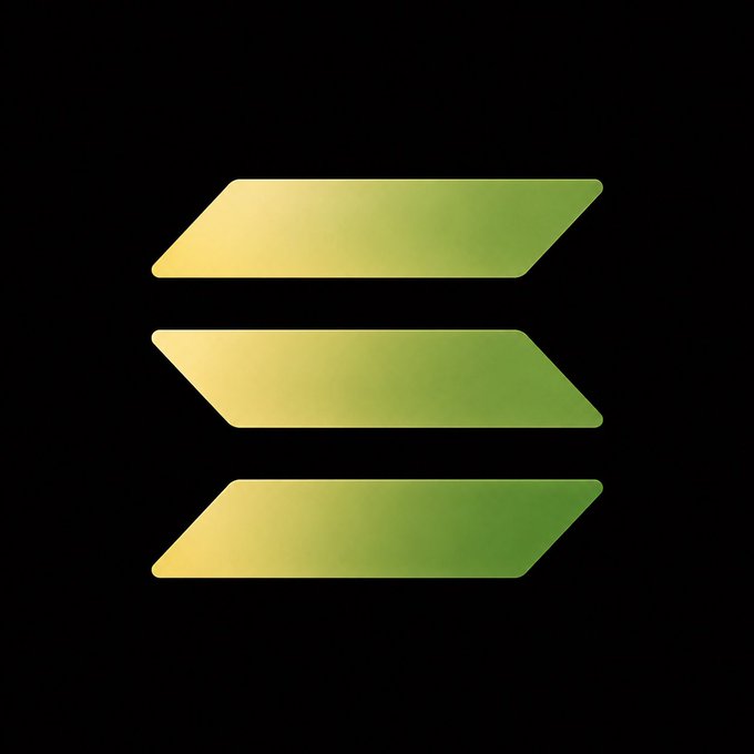 A green and yellow gradient logo featuring three stacked horizontal bars with angled edges on a black background.