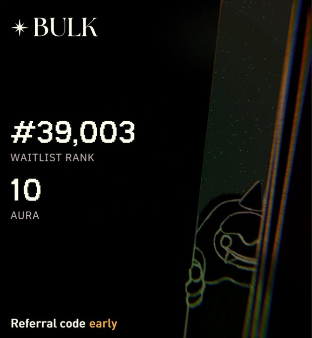 The image shows a poster for a bulk service that allows users to open pre-deposits at a later date, referred to as "awaiting more aura now it's time to actually lock in code: early". The poster features an illustration of a black background with white text and a logo. The text on the poster indicates that there are 10 pre-deposits available for users who want to open them within the next 10 days, and that they can be referred to as "awaiting more aura now it's time to actually lock in code: early".